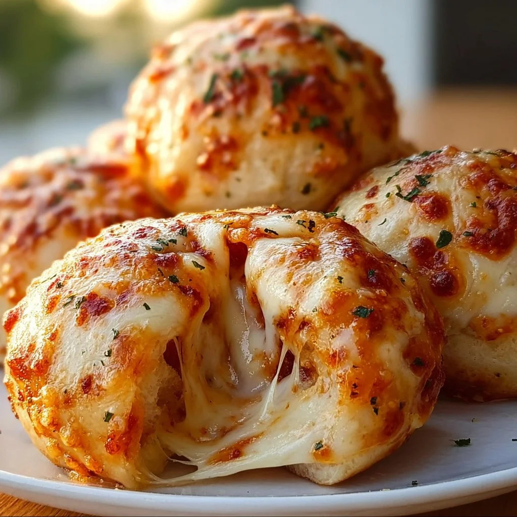 Cheesy Pizza Bombs