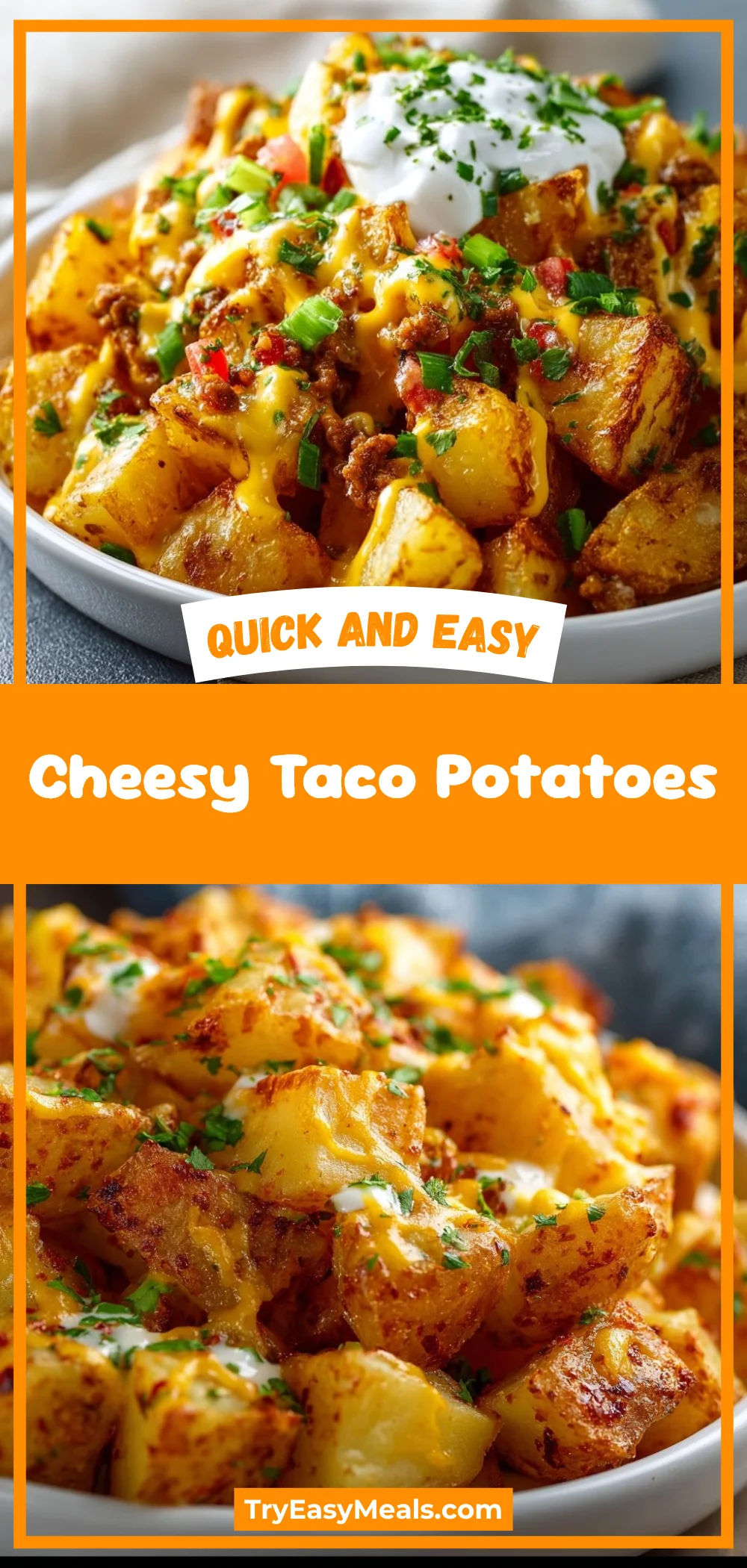 Cheesy Taco Potatoes