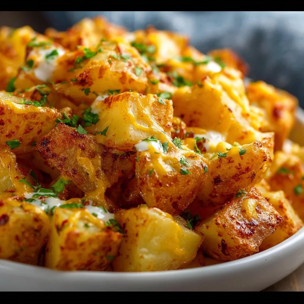 Cheesy Taco Potatoes