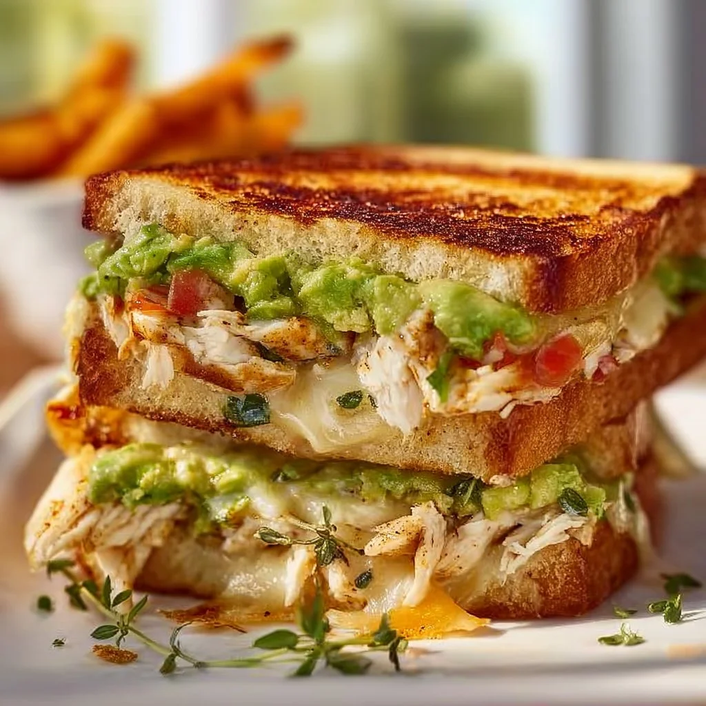 Chicken Avocado Melt Sandwich