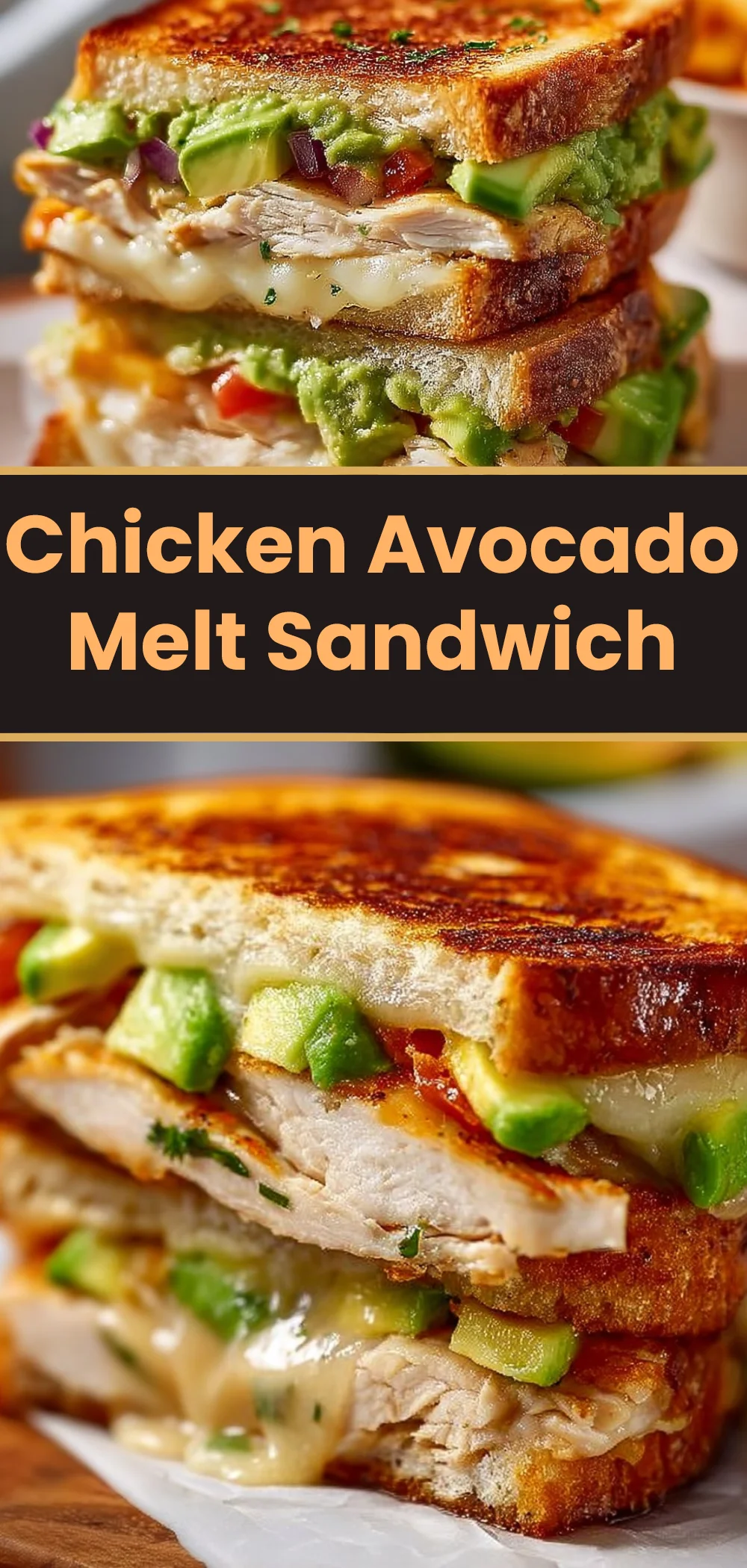 Chicken Avocado Melt Sandwich
