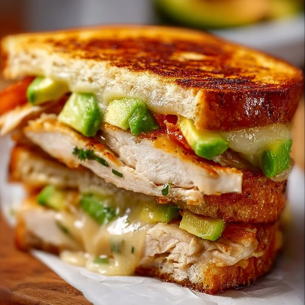 Chicken Avocado Melt Sandwich