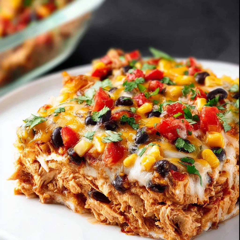 Chicken Burrito Casserole