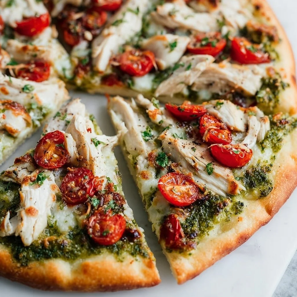 Chicken Pesto Pizza