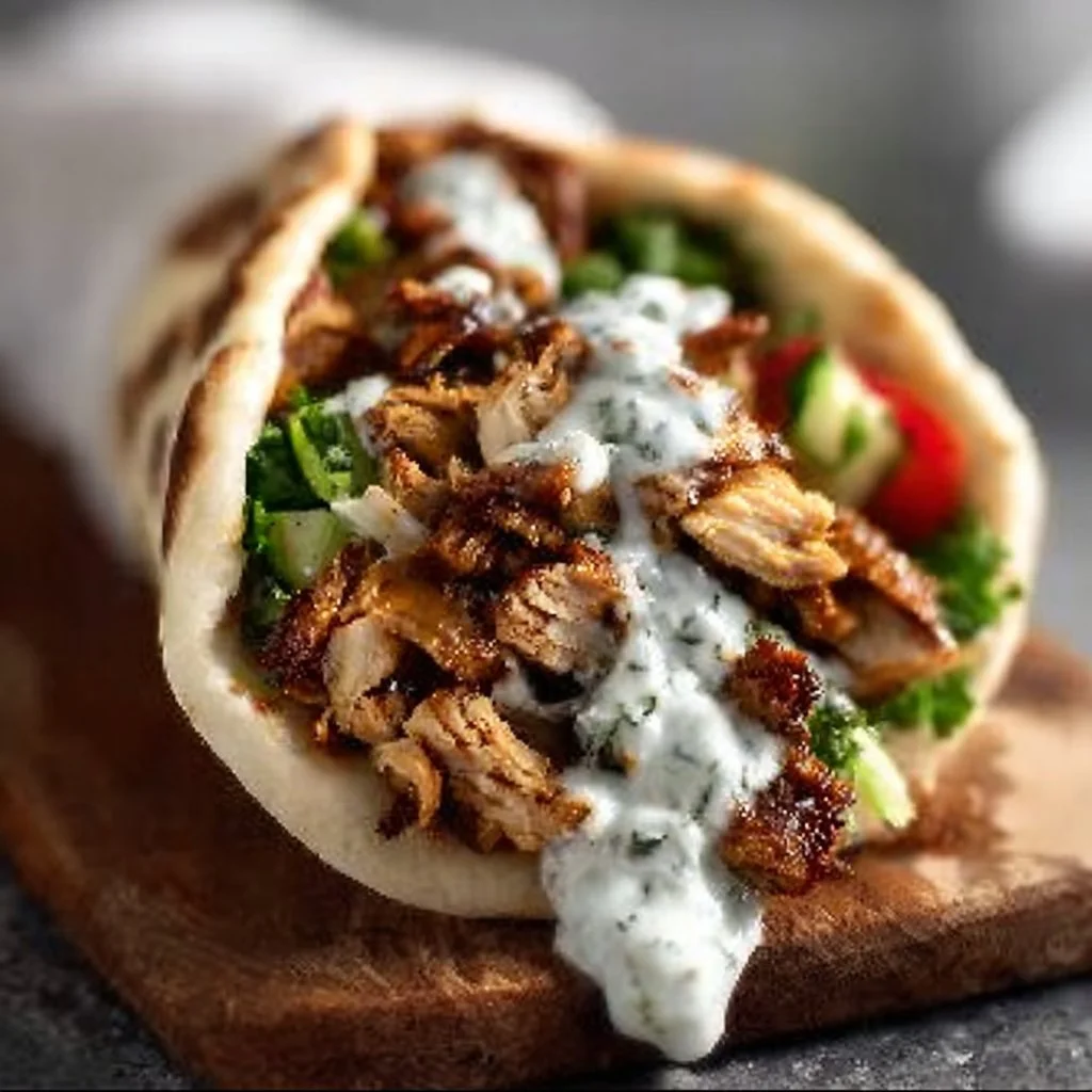 Chicken Shawarma with Garlic Sauce