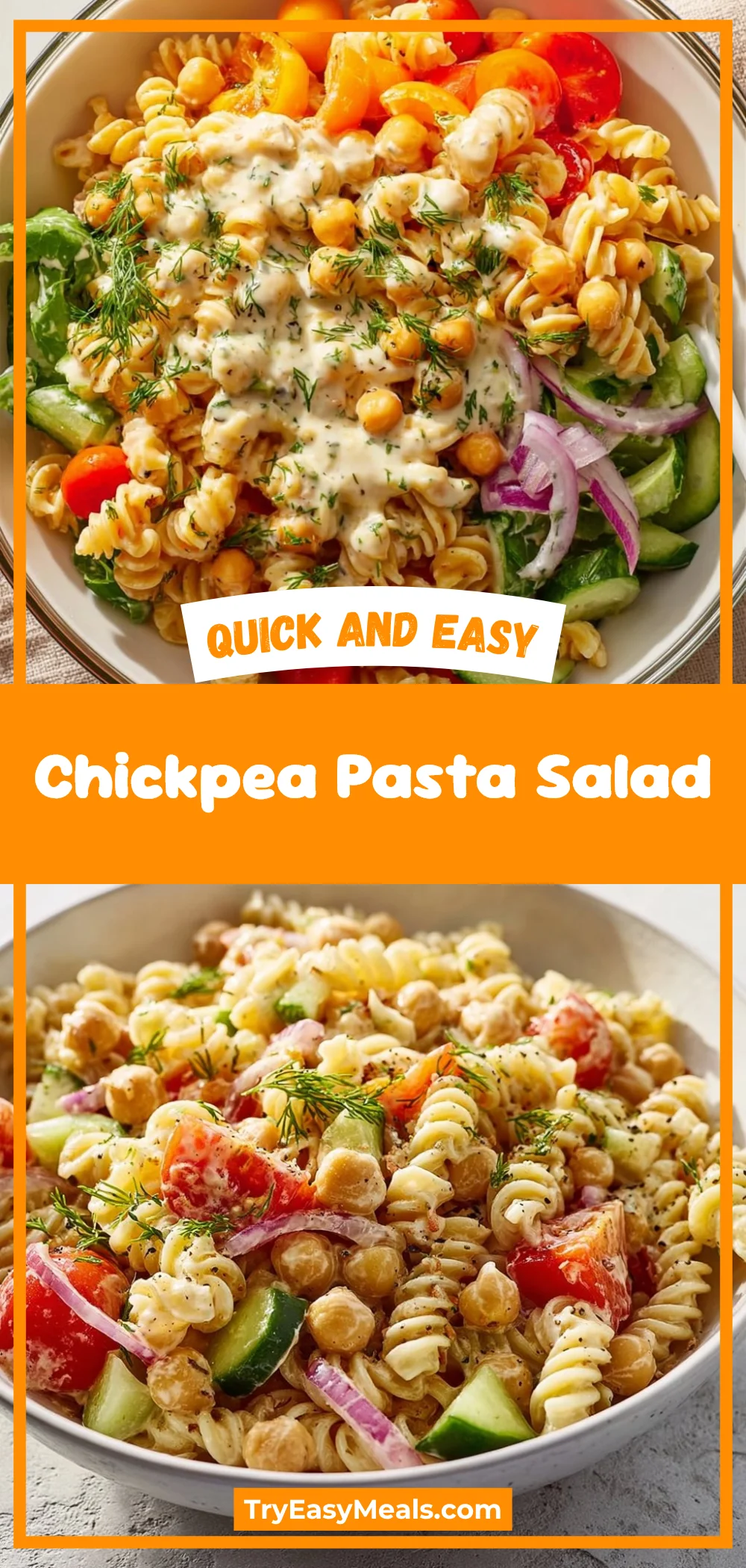 Chickpea Pasta Salad