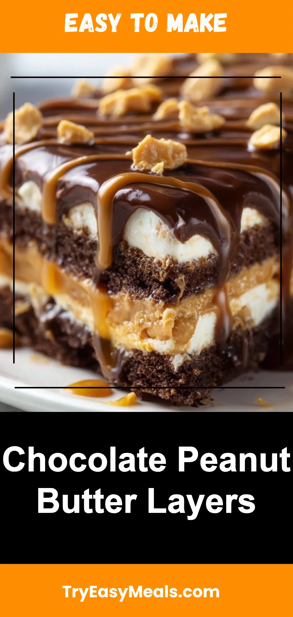 Chocolate Peanut Butter Layers