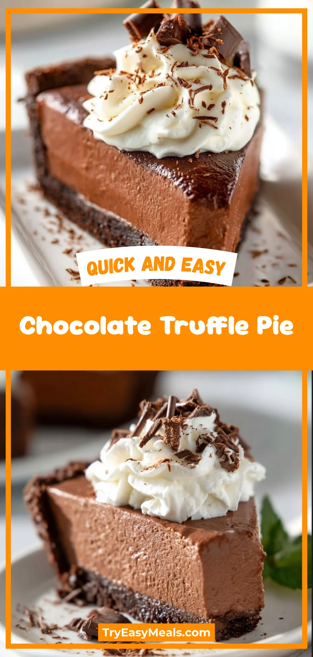 Chocolate Truffle Pie
