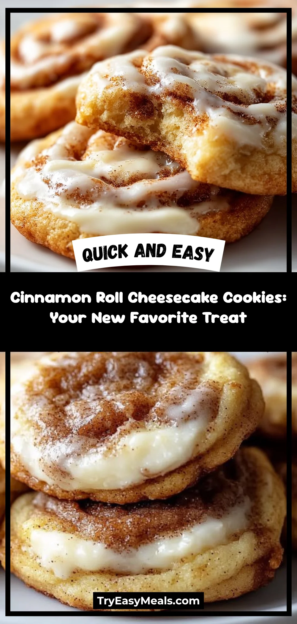 Cinnamon Roll Cheesecake Cookies: Your New Favorite Treat