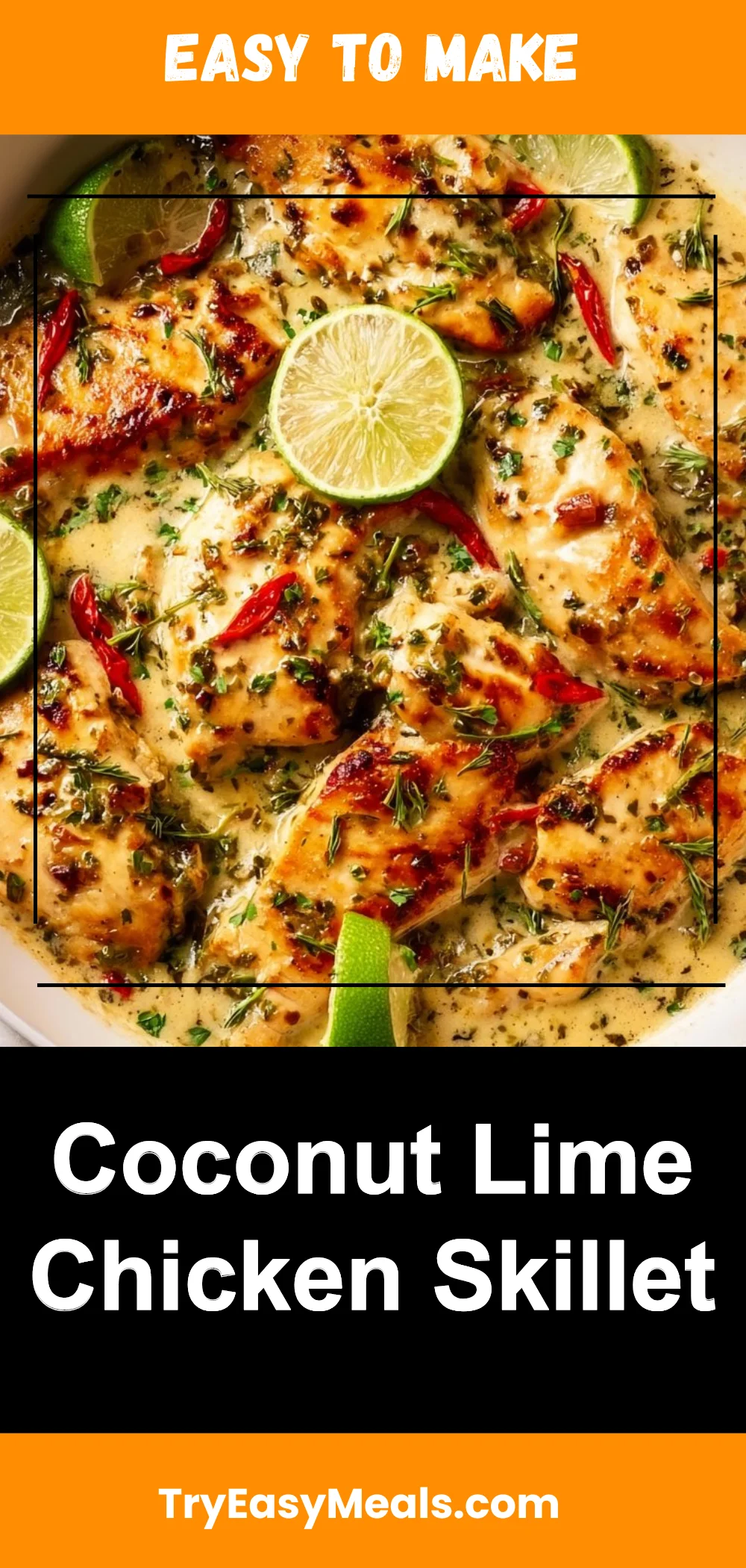 Coconut Lime Chicken Skillet