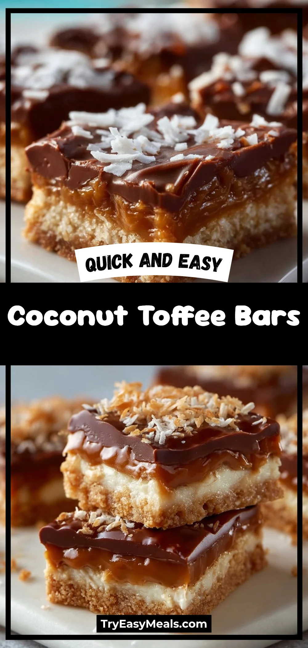 Coconut Toffee Bars