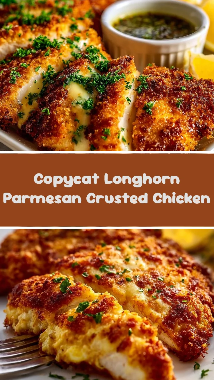 Copycat Longhorn Parmesan Crusted Chicken