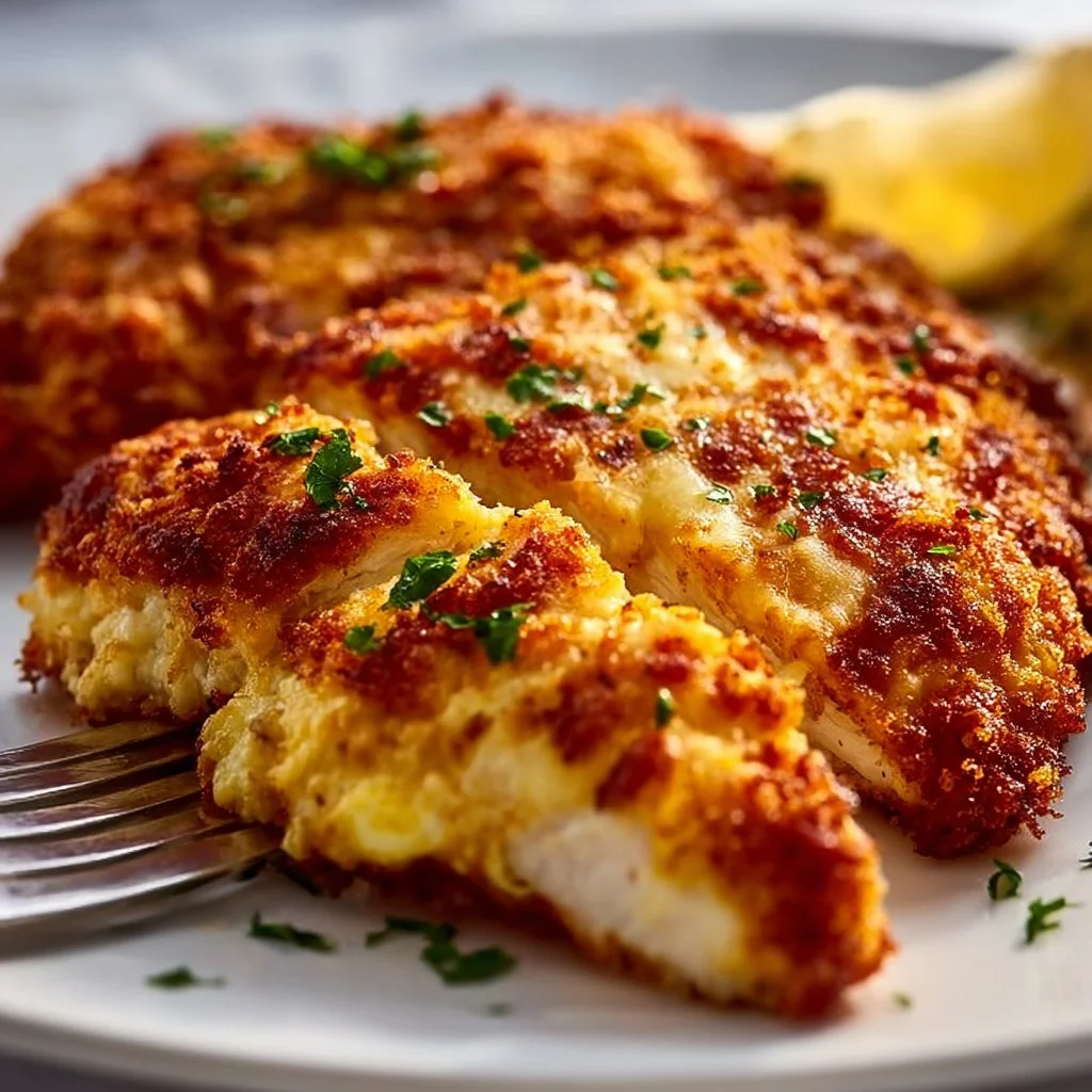 Copycat Longhorn Parmesan Crusted Chicken