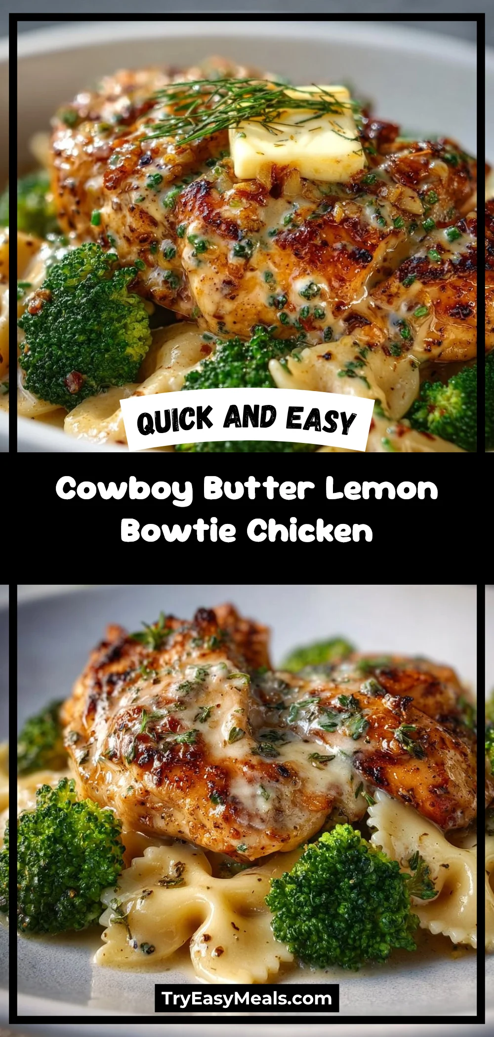 Cowboy Butter Lemon Bowtie Chicken