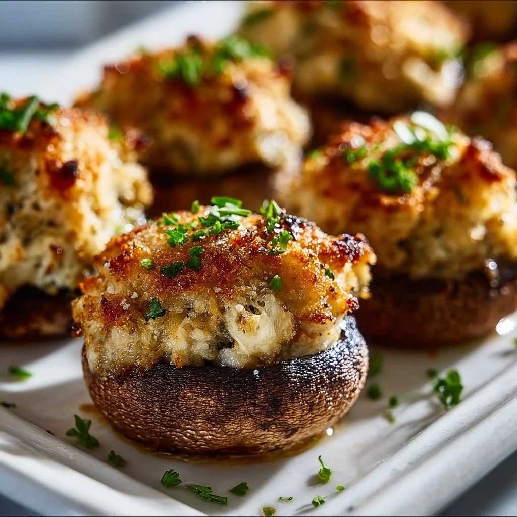 Crab Stuffed Mushrooms