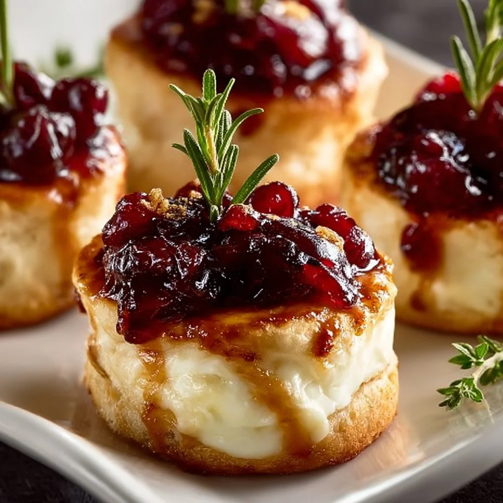 Cranberry Brie Bites