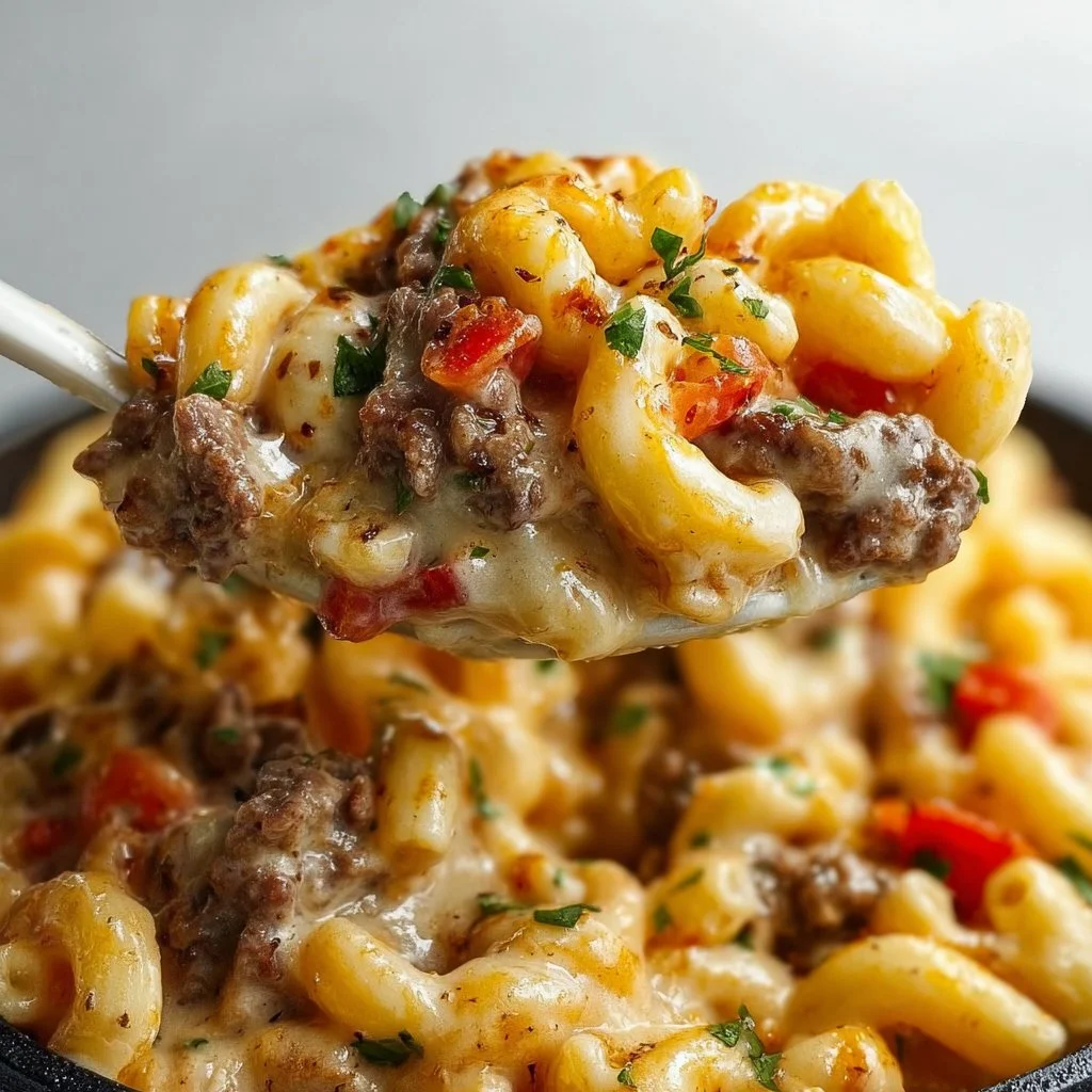 High-Protein Creamy Philly Cheesesteak Mac & Cheese Bliss