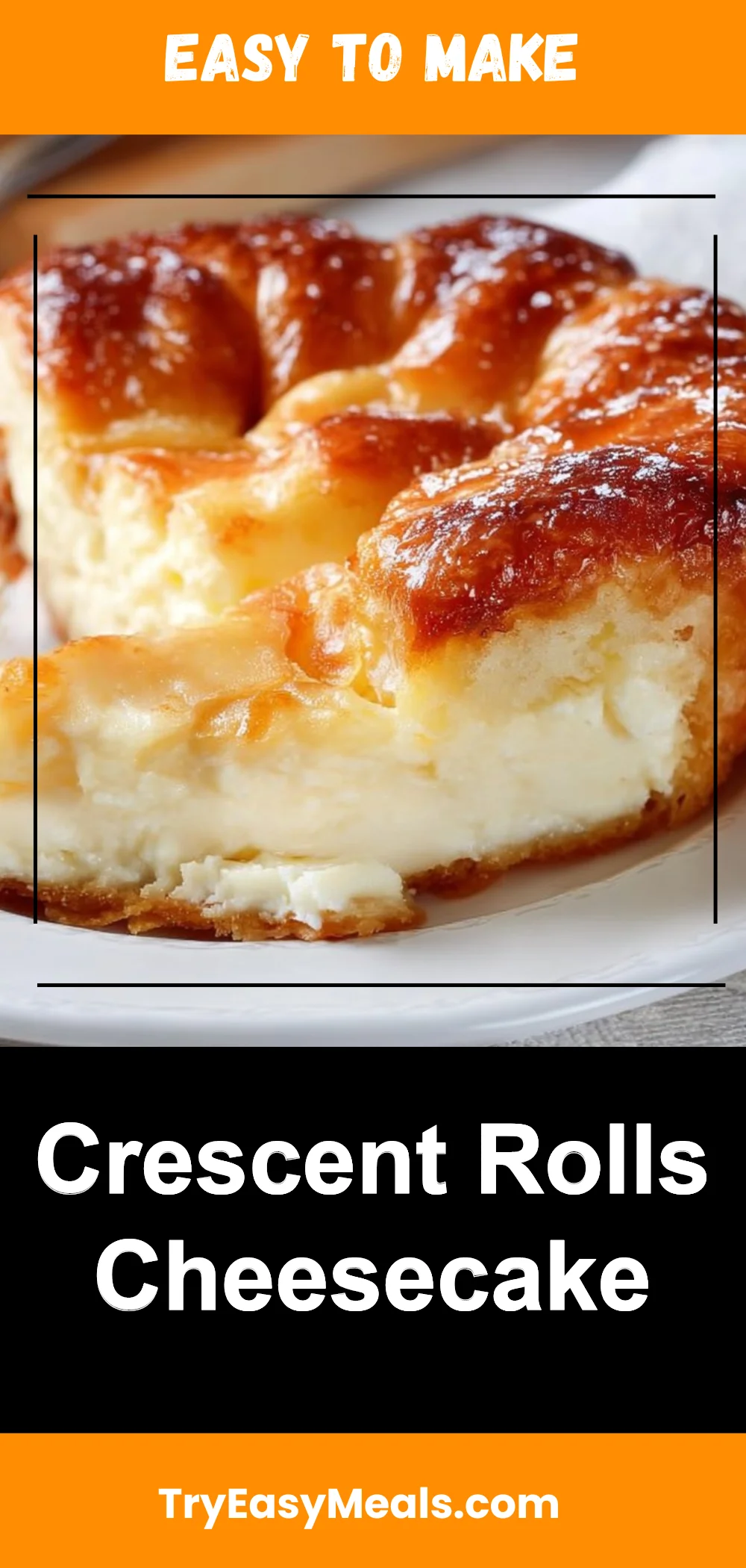 Crescent Rolls Cheesecake