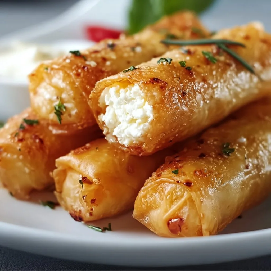 Crispy Feta Rolls