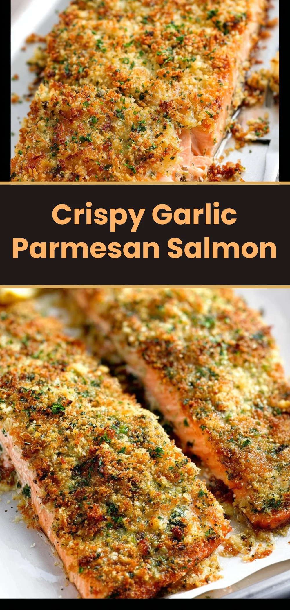 Crispy Garlic Parmesan Salmon