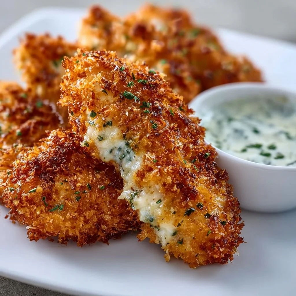 Crispy Panko Ranch Chicken Tenders