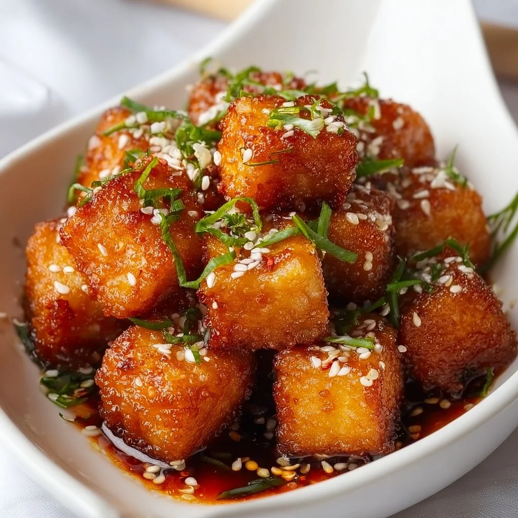 Crispy Sticky Tofu: Irresistibly Flavorful Vegan Bites