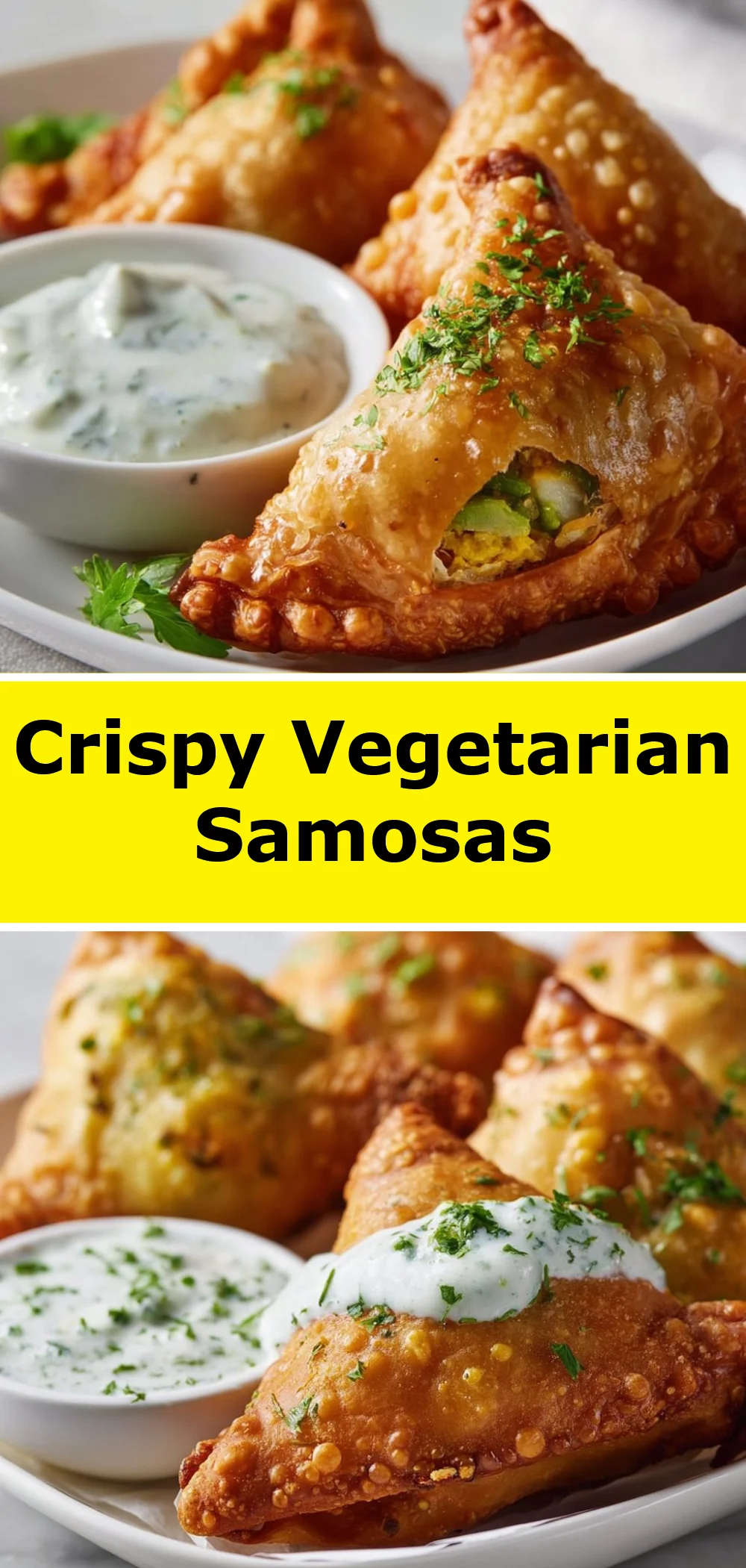 Crispy Vegetarian Samosas