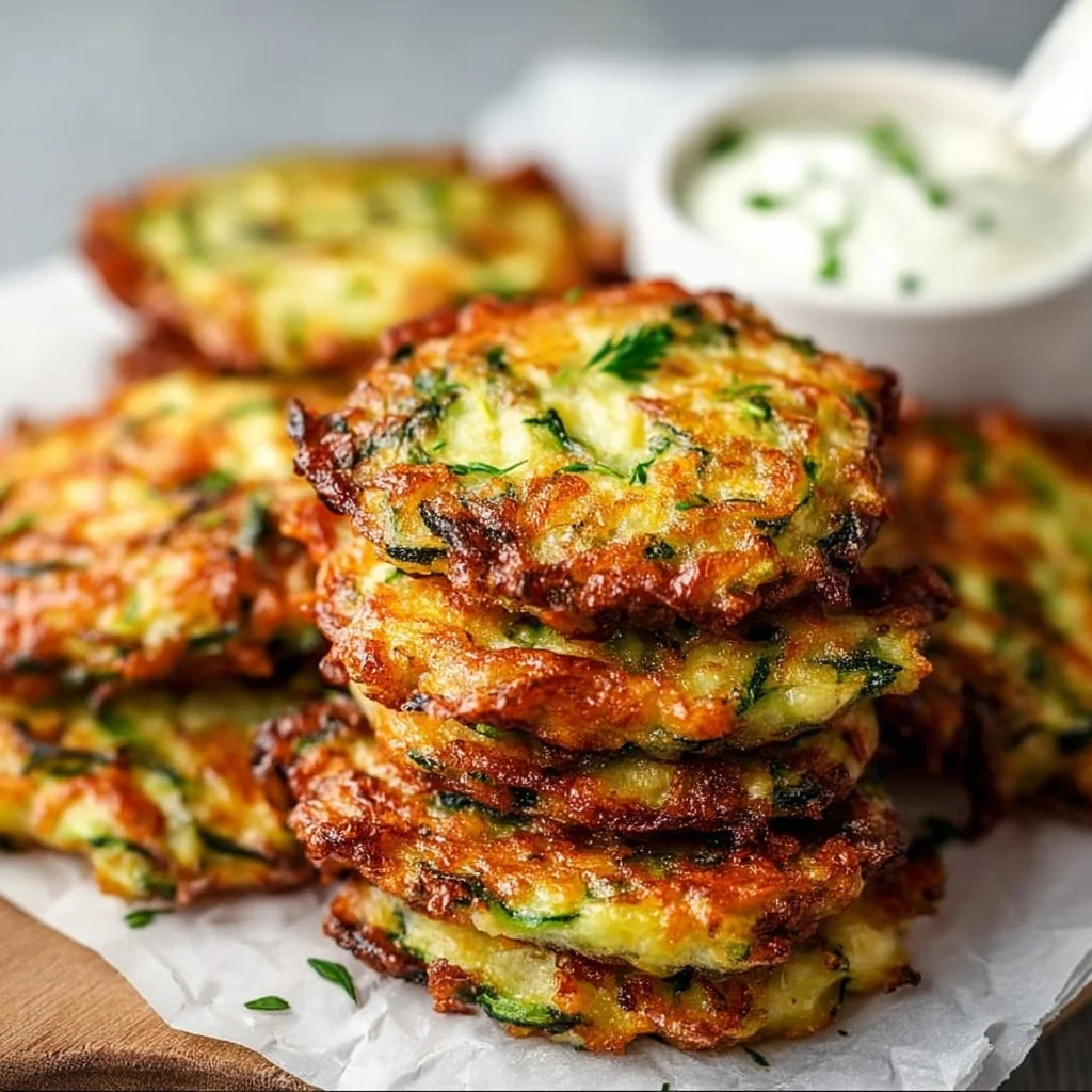 Crispy Zucchini Fritters