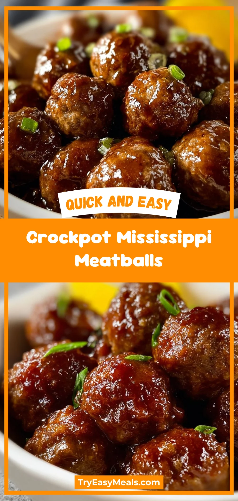 Crockpot Mississippi Meatballs