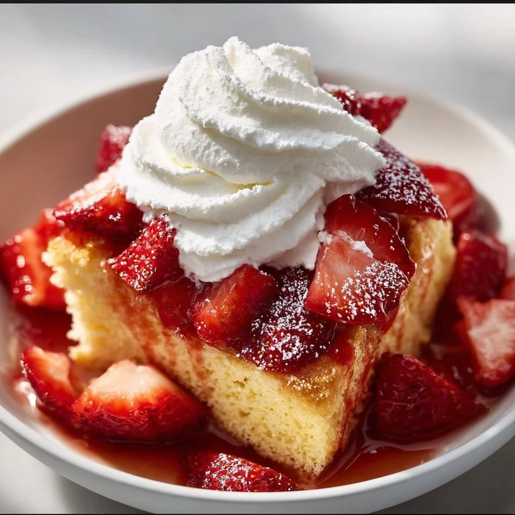 Crockpot Strawberry Shortcake Recipe