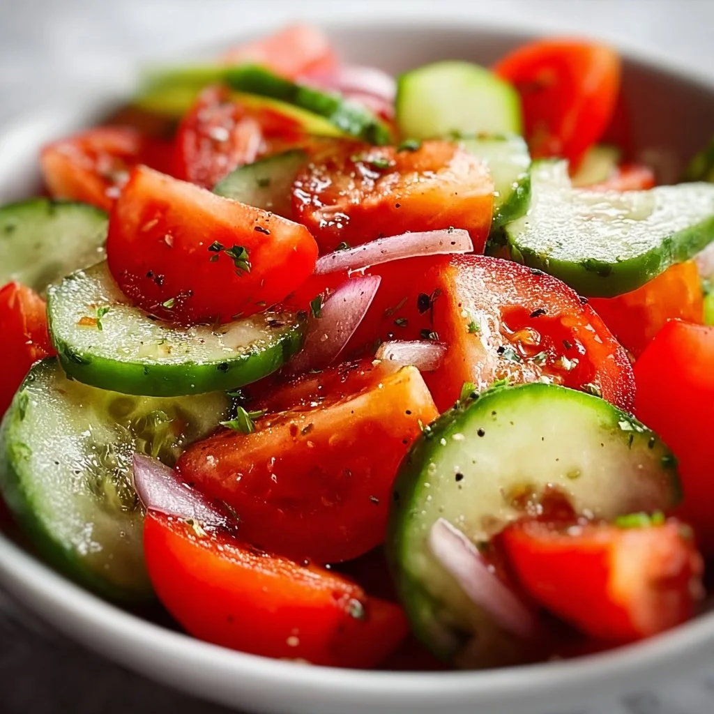 Cucumber and Tomato Salad