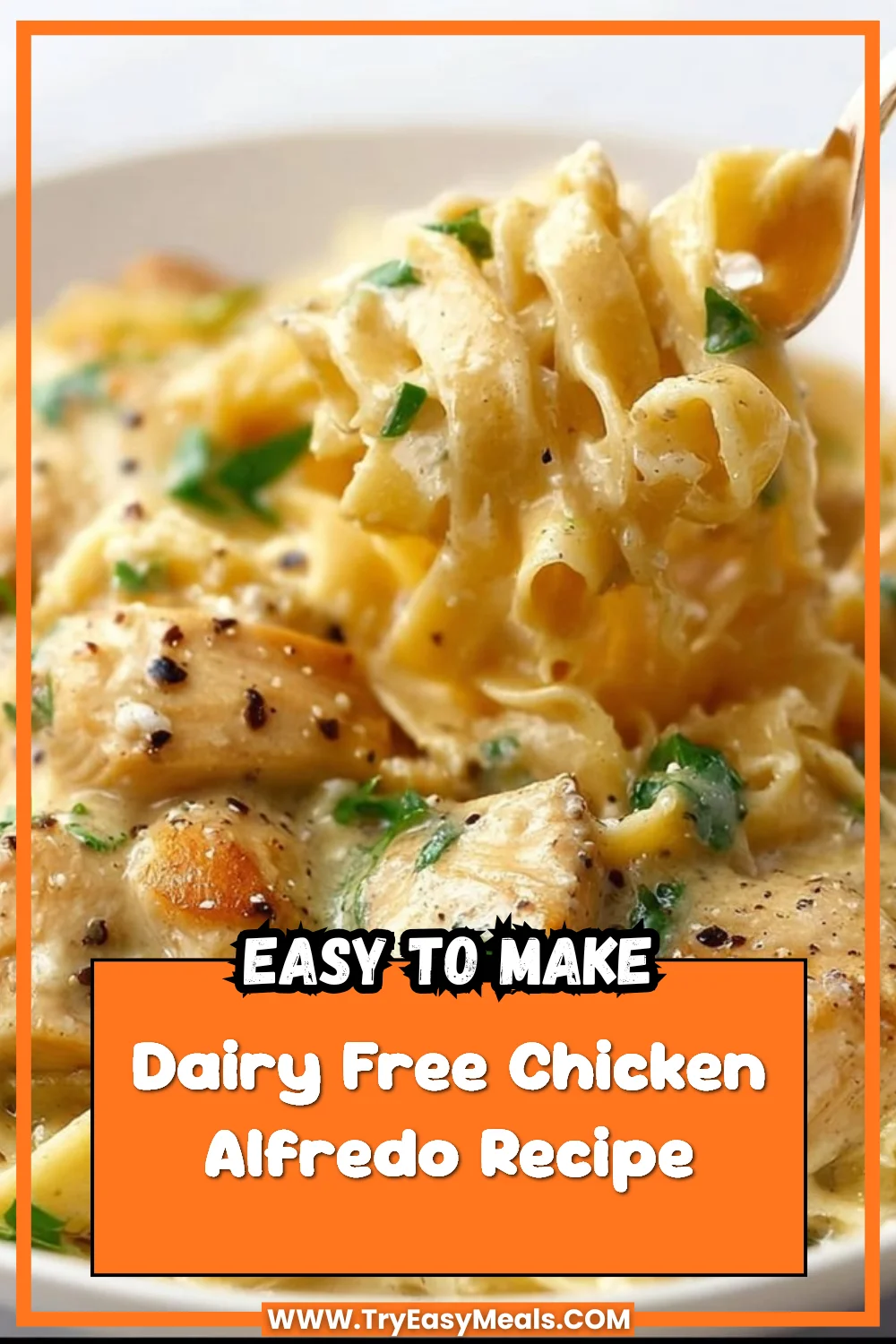 Dairy Free Chicken Alfredo Recipe
