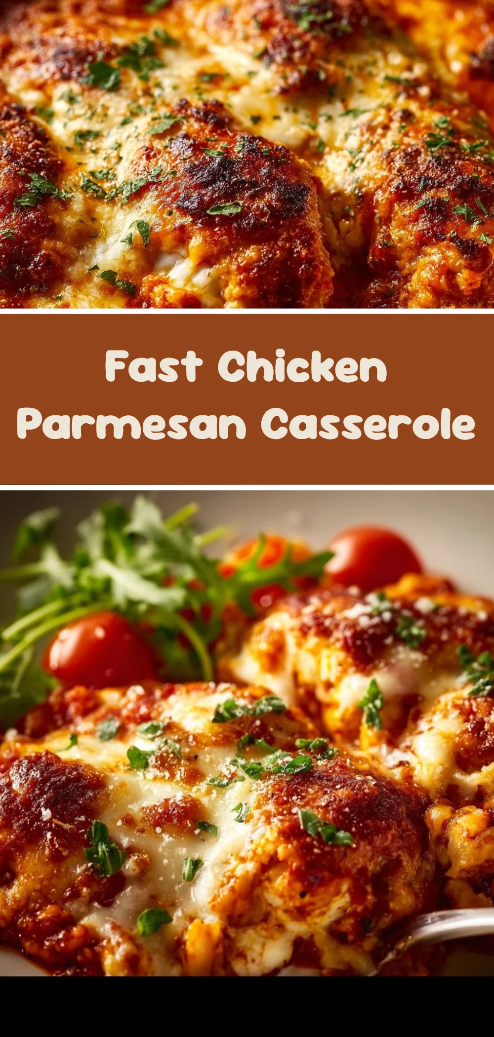 Fast Chicken Parmesan Casserole