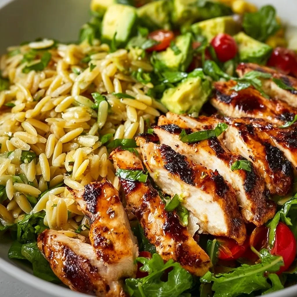 Grilled Chicken Orzo Salad – A Vibrant Summer Meal You’ll Crave