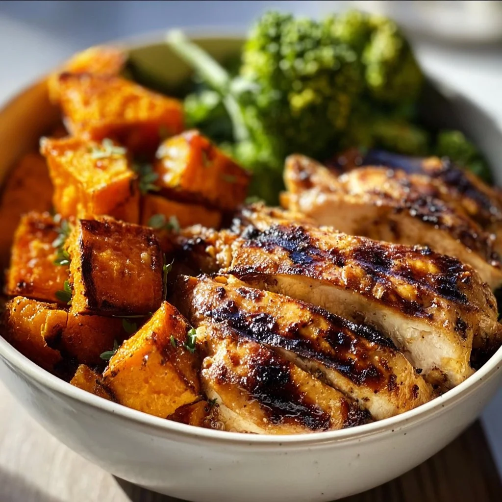 Grilled Chicken & Sweet Potato Bowl