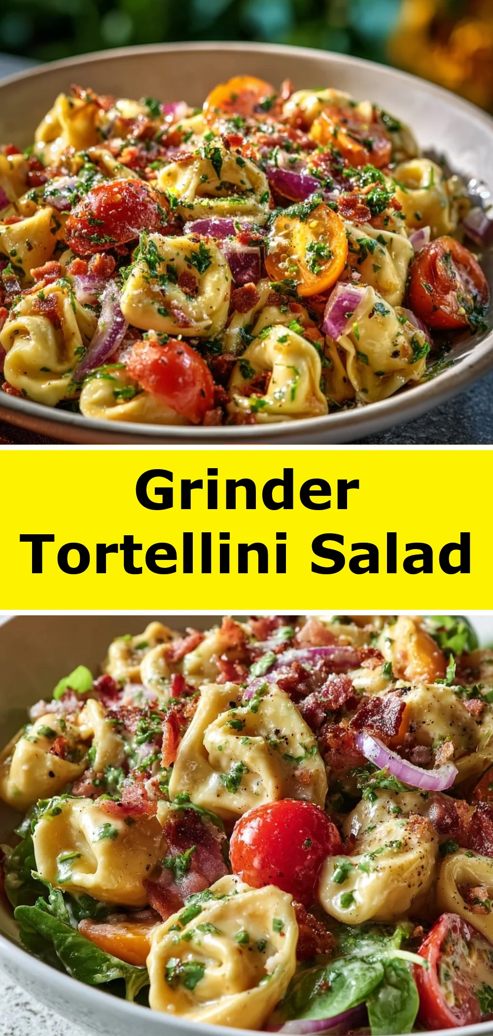 Grinder Tortellini Salad