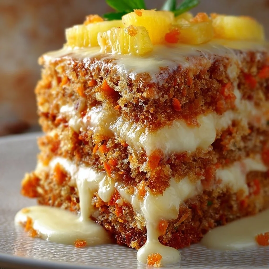 Hawaiian Carrot Pineapple Cake – Dessert
