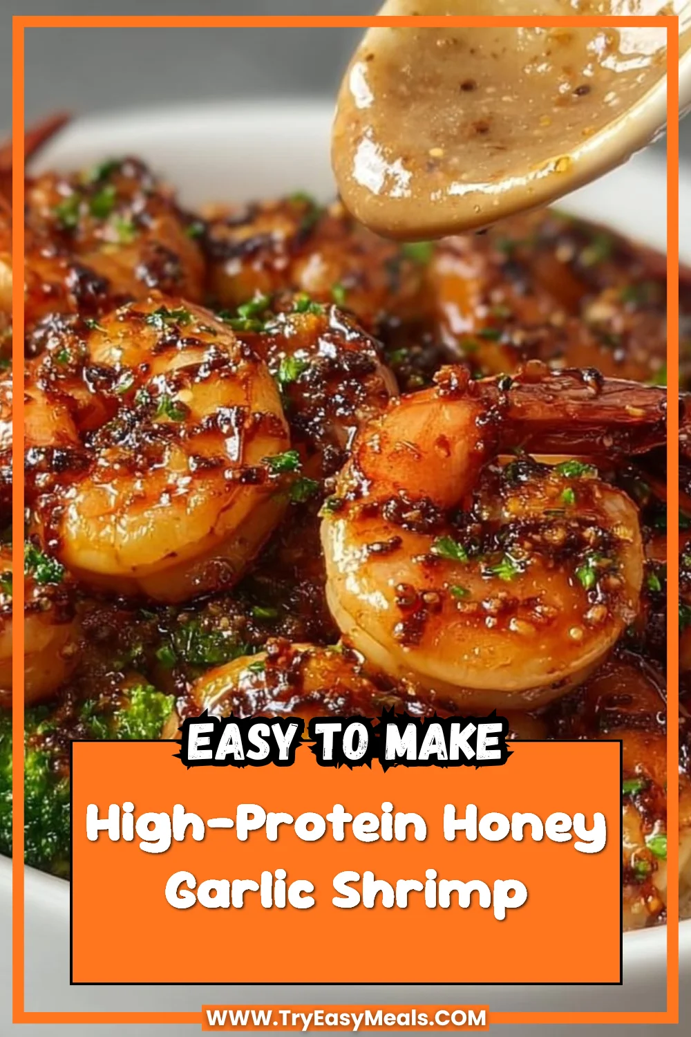 High-Protein Honey Garlic Shrimp