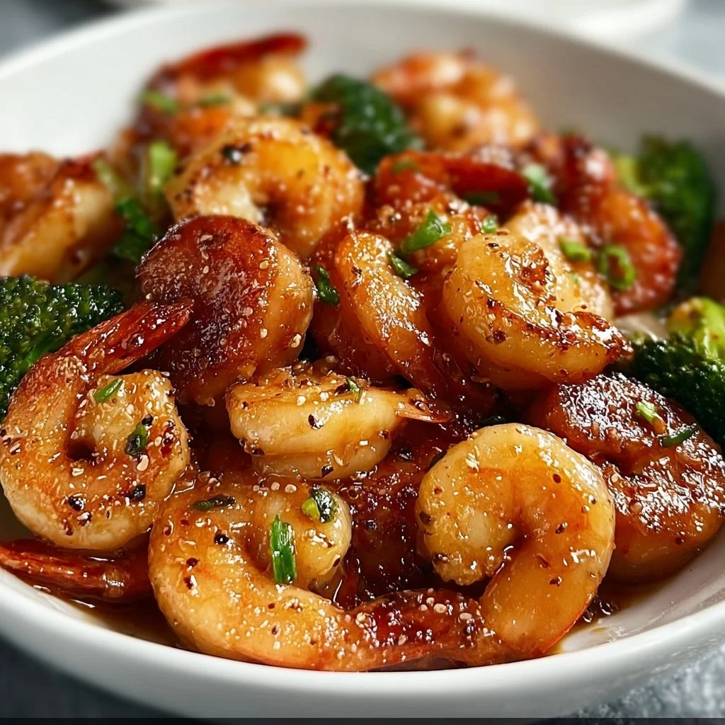 High-Protein Honey Garlic Shrimp