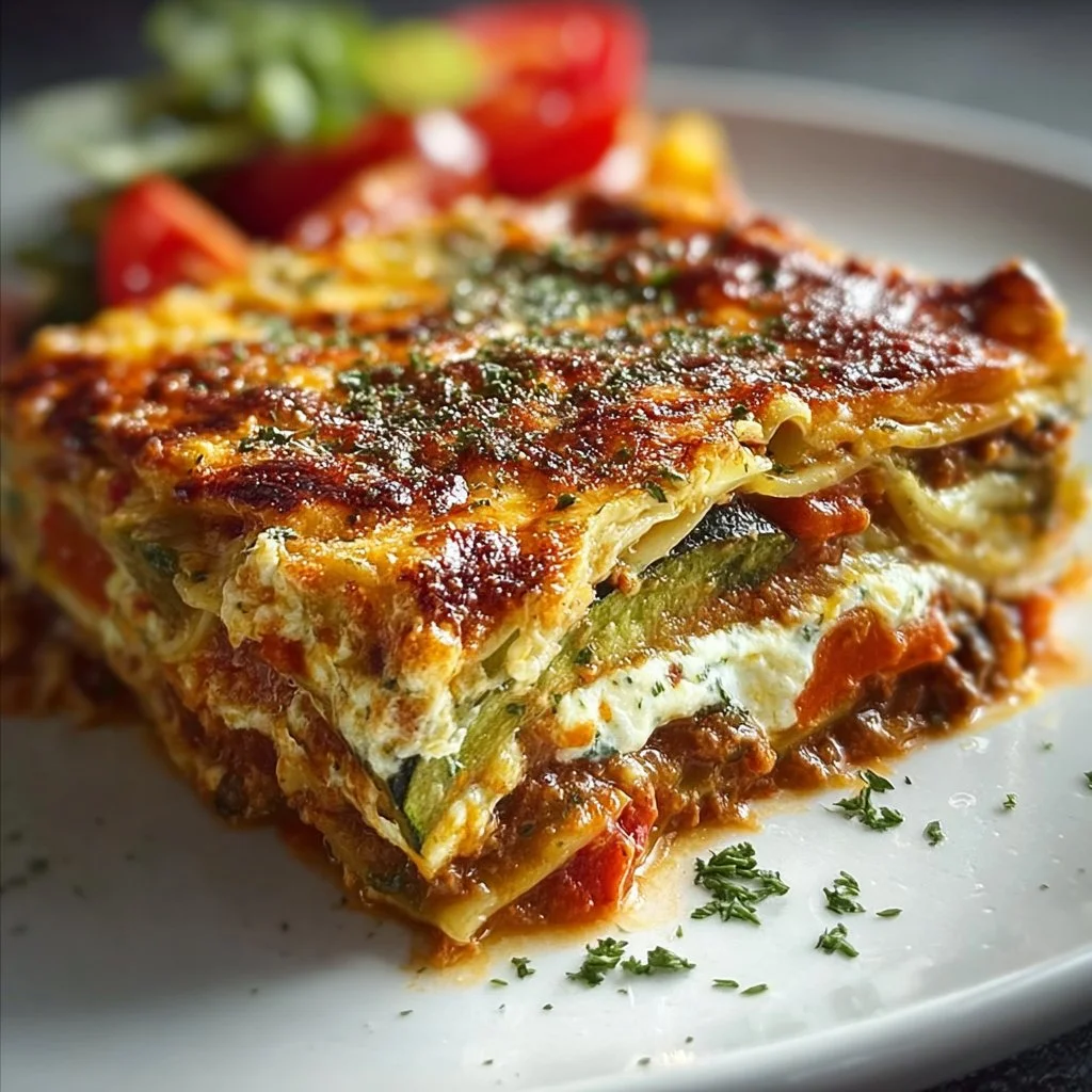 High Protein Veggie Lasagna