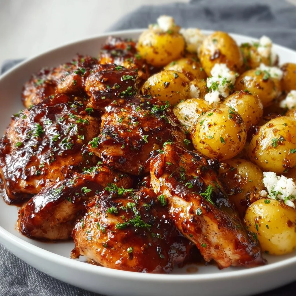 Honey BBQ Chicken Potatoes
