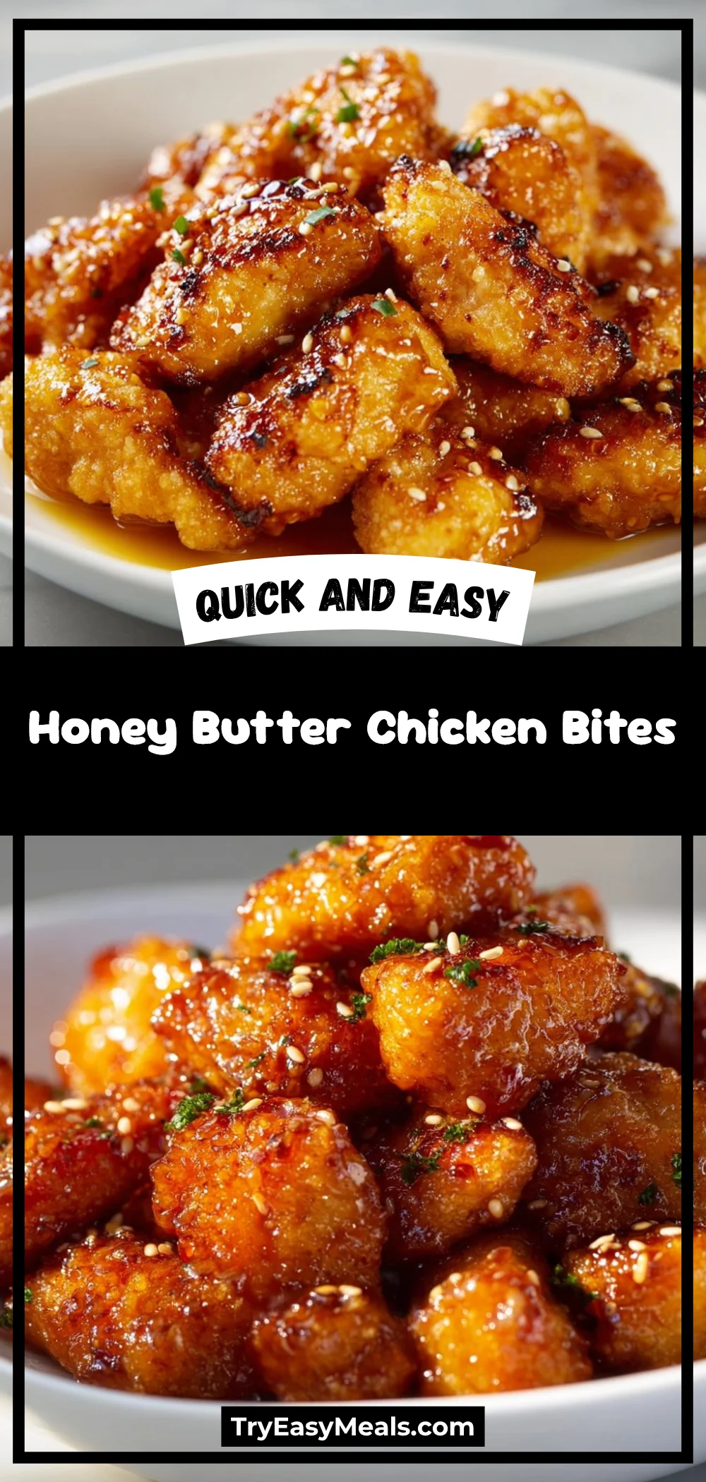 Honey Butter Chicken Bites