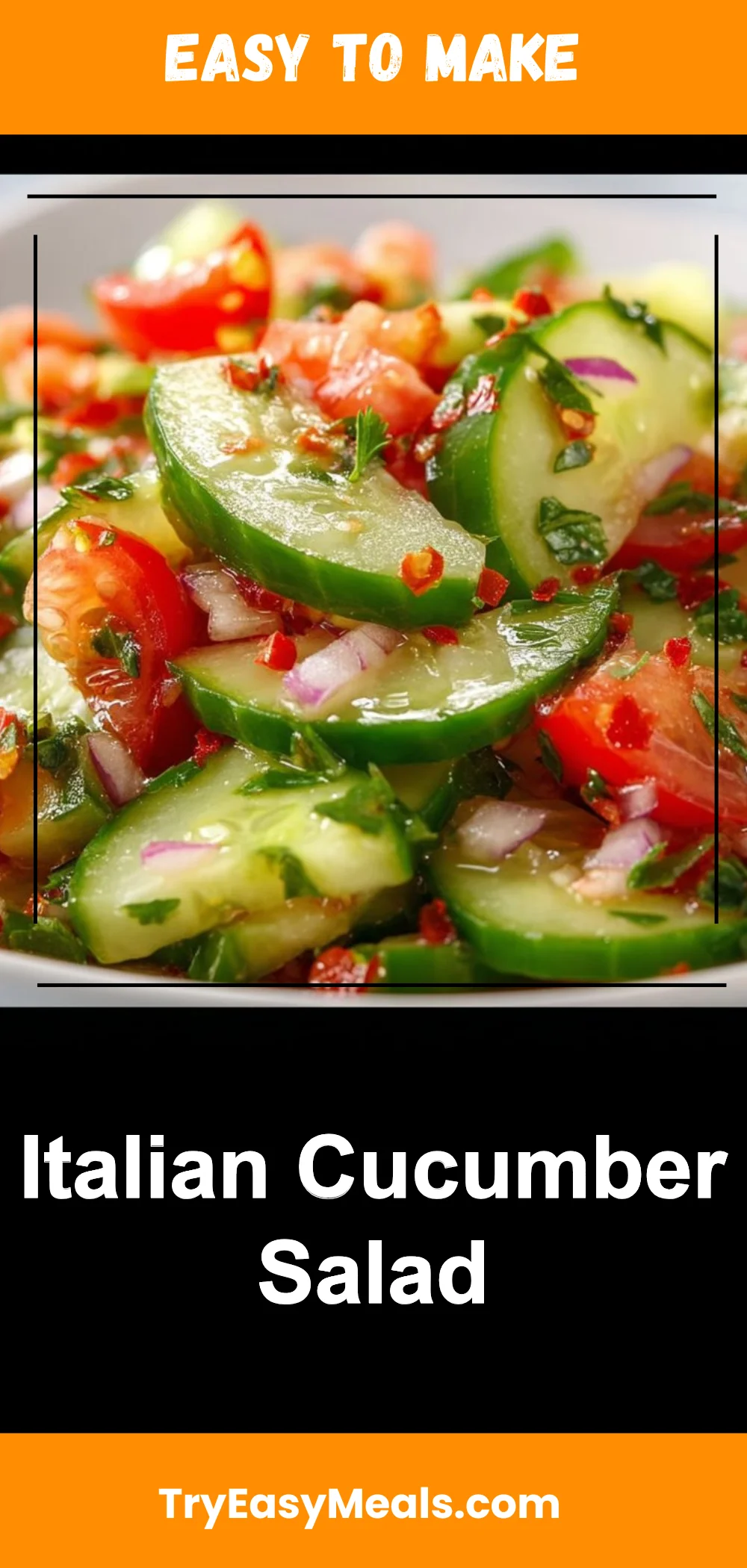 Italian Cucumber Salad