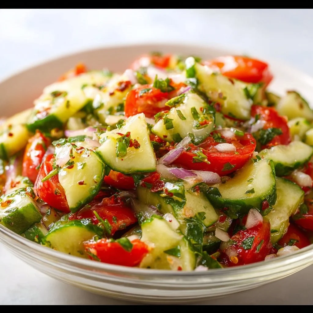 Quick Italian Cucumber Salad: Amazing 15-Minute Recipe!