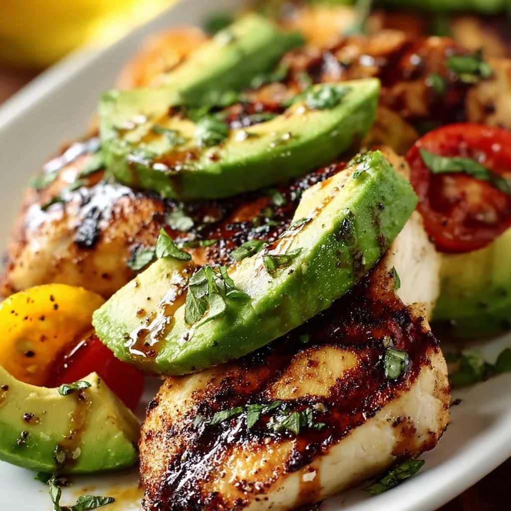 Juicy Grilled California Avocado Chicken