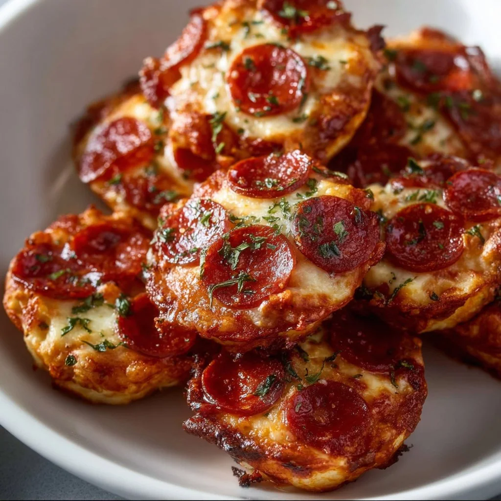 Keto Pepperoni Pizza Bites Recipe