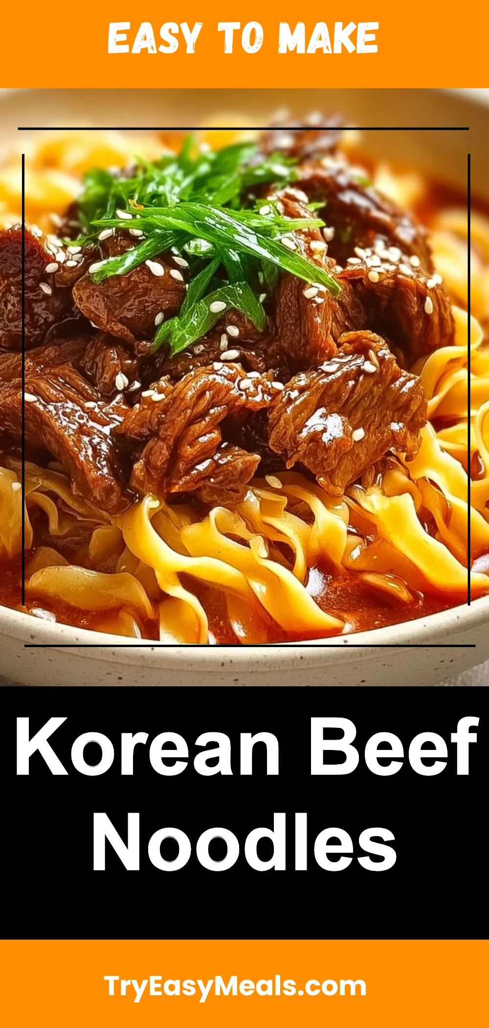 Korean Beef Noodles