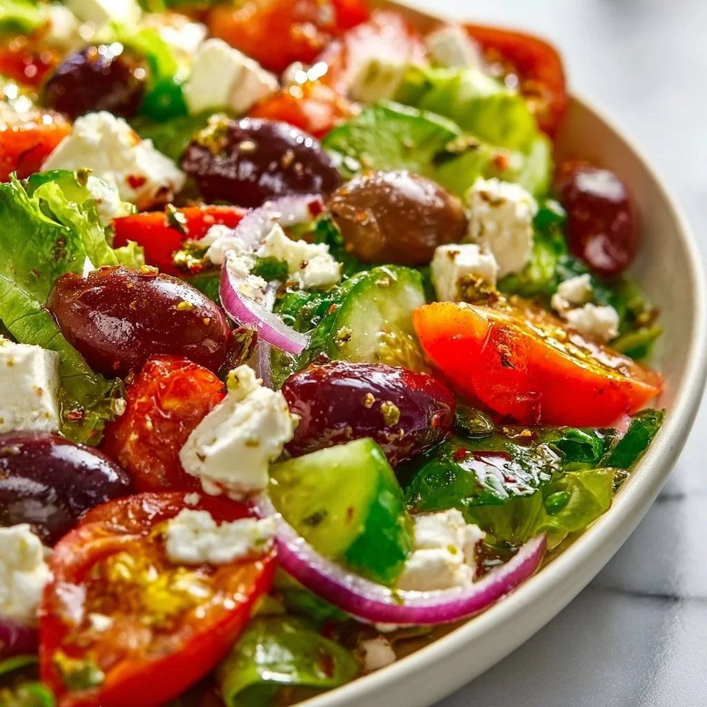 Mediterranean Bliss Salad Recipe for a Refreshing Meal