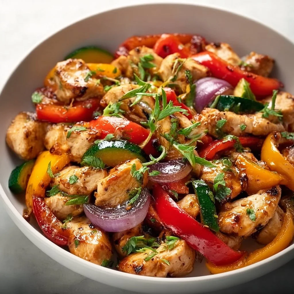 Mediterranean Chicken Stir Fry Recipe: Wholesome 30-Minute Delight