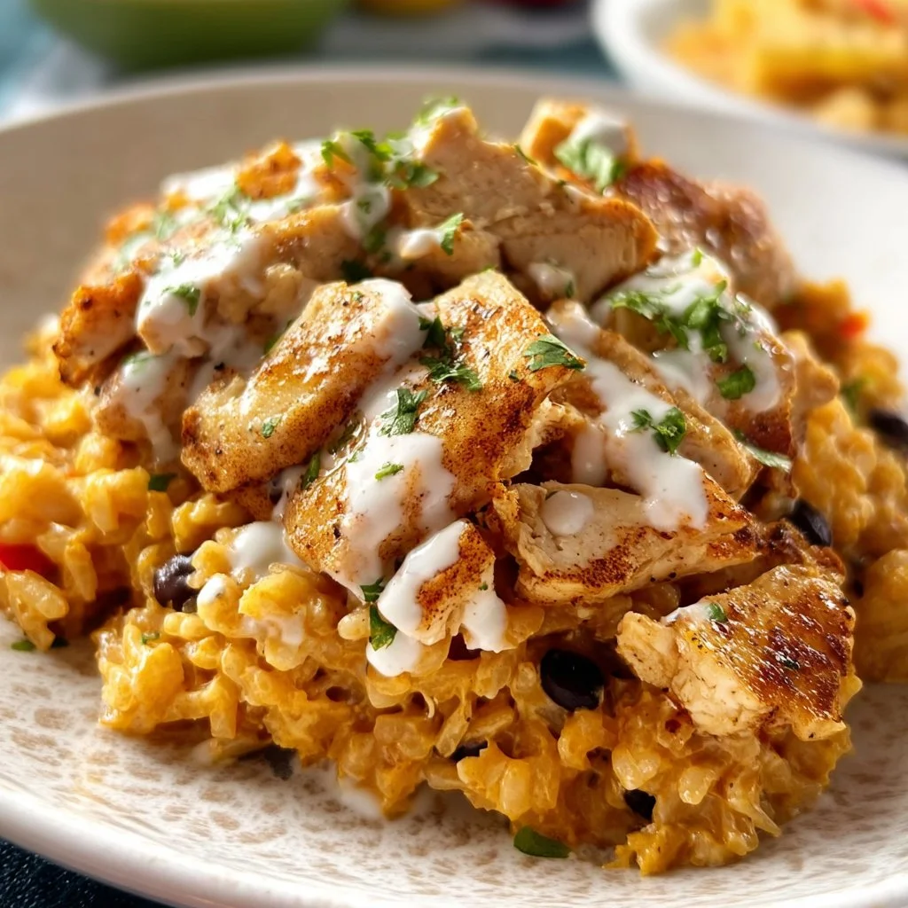 Crazy Chicken - Mexican Chicken and Rice with Cheese